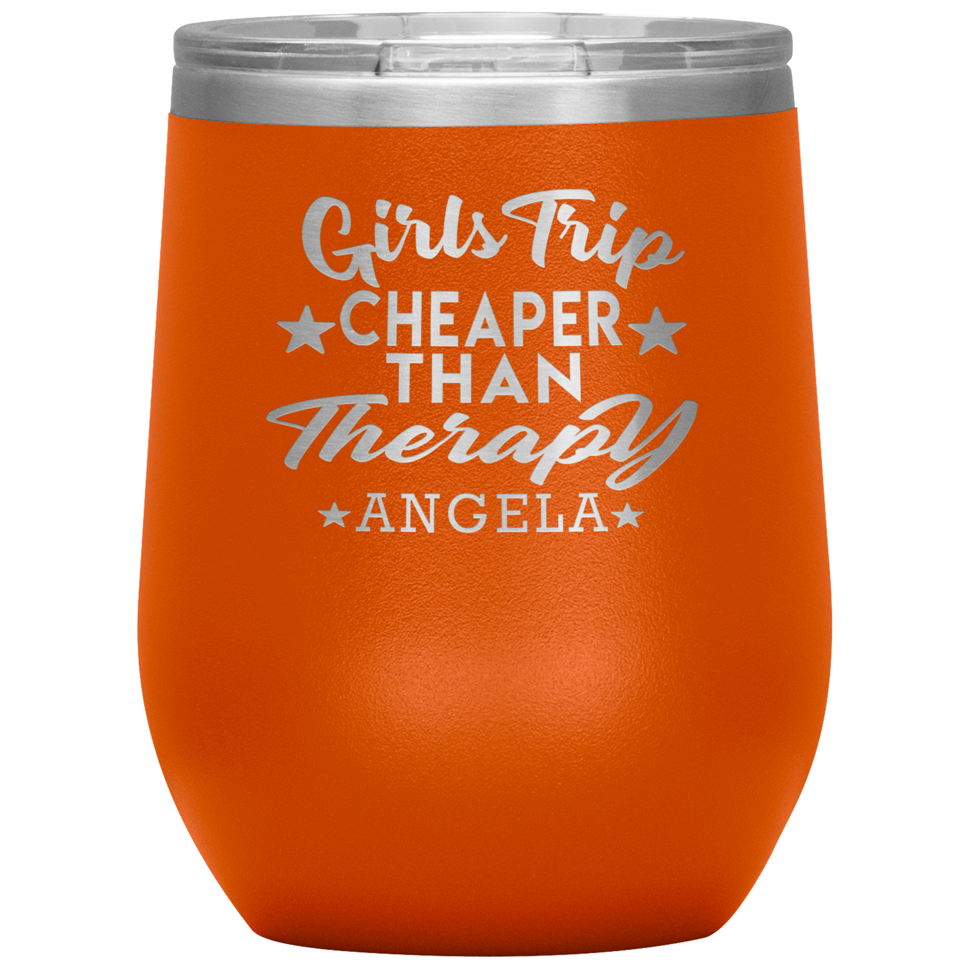 Girls Trip Cheaper Than Therapy Wine Tumbler