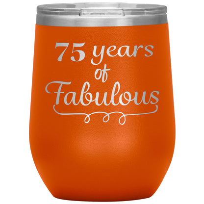 75 Years of Fabulous Tumbler
