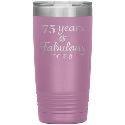 75 Years of Fabulous Tumbler