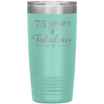 75 Years of Fabulous Tumbler