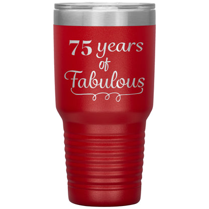 75 Years of Fabulous Tumbler