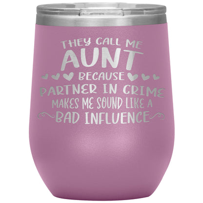Aunt Partner In Crime Tumbler