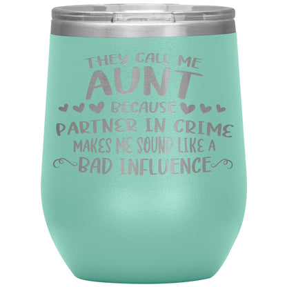 Aunt Partner In Crime Tumbler