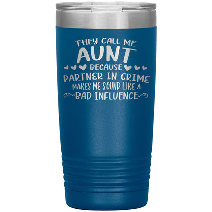 Aunt Partner In Crime Tumbler