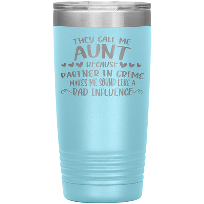 Aunt Partner In Crime Tumbler
