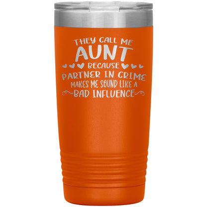 Aunt Partner In Crime Tumbler