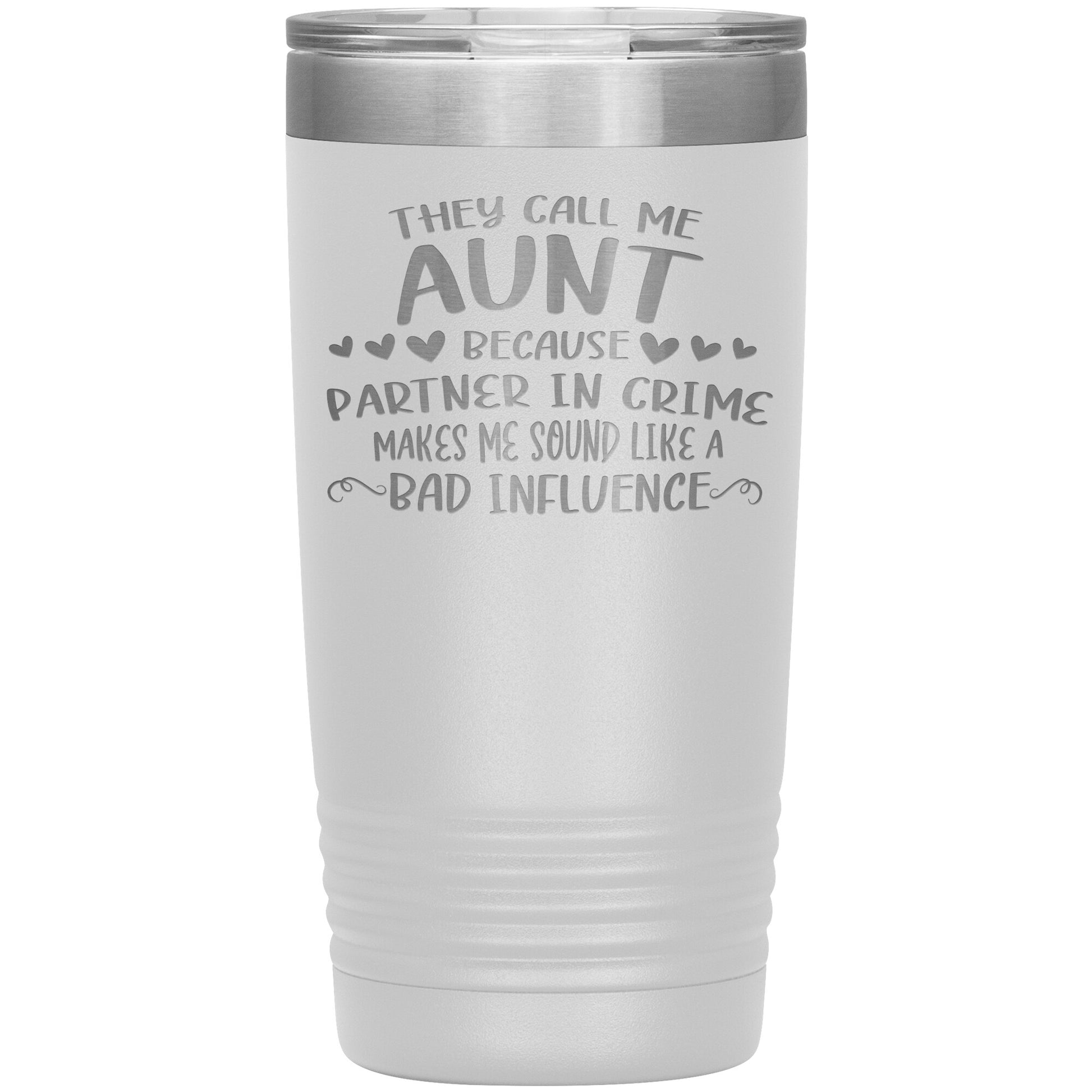 Aunt Partner In Crime Tumbler