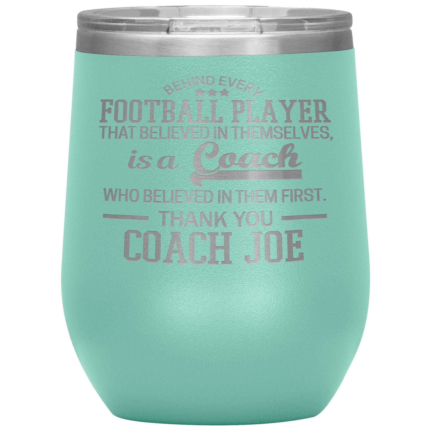 Behind Every Sports Coach Football Tumbler