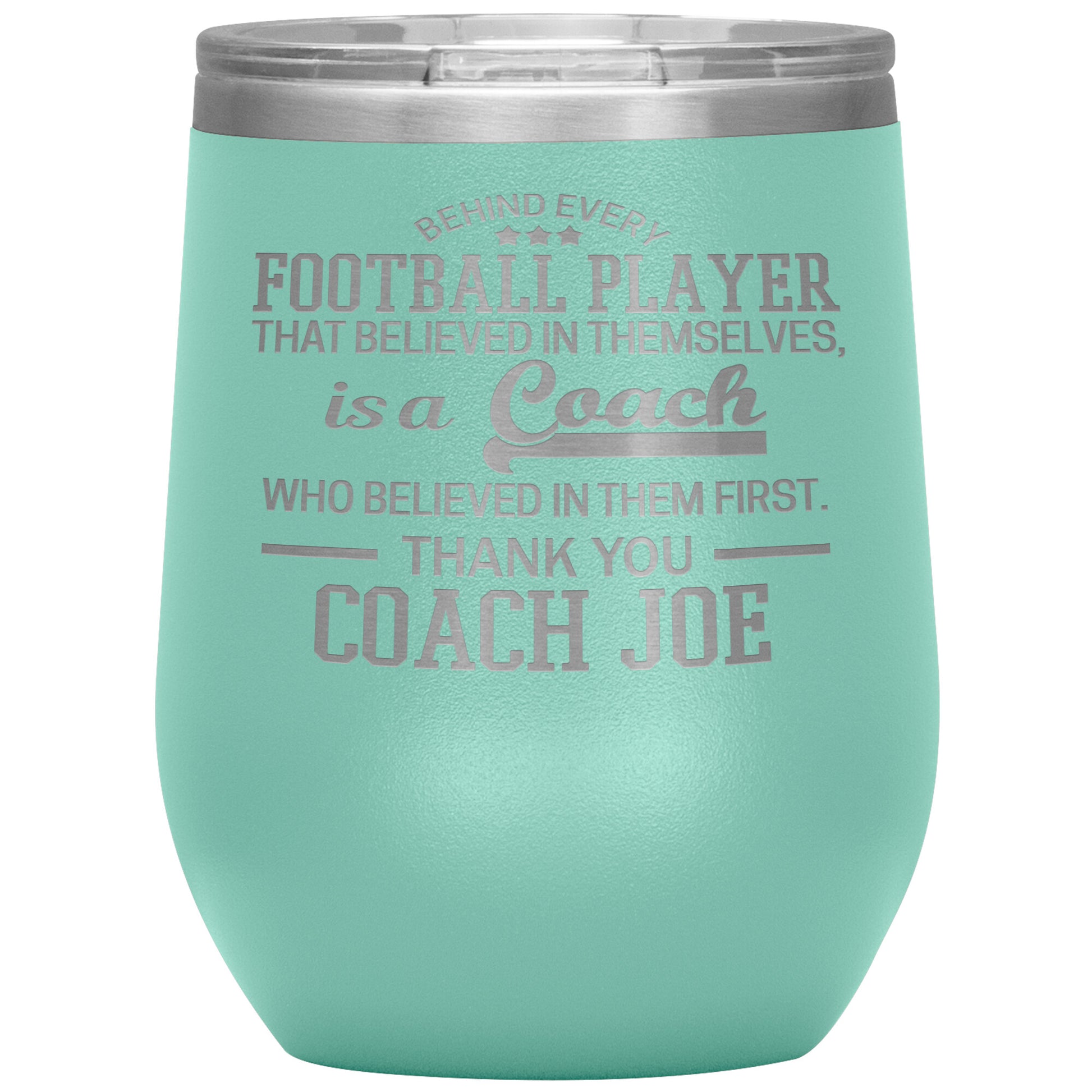 Behind Every Sports Coach Football Tumbler
