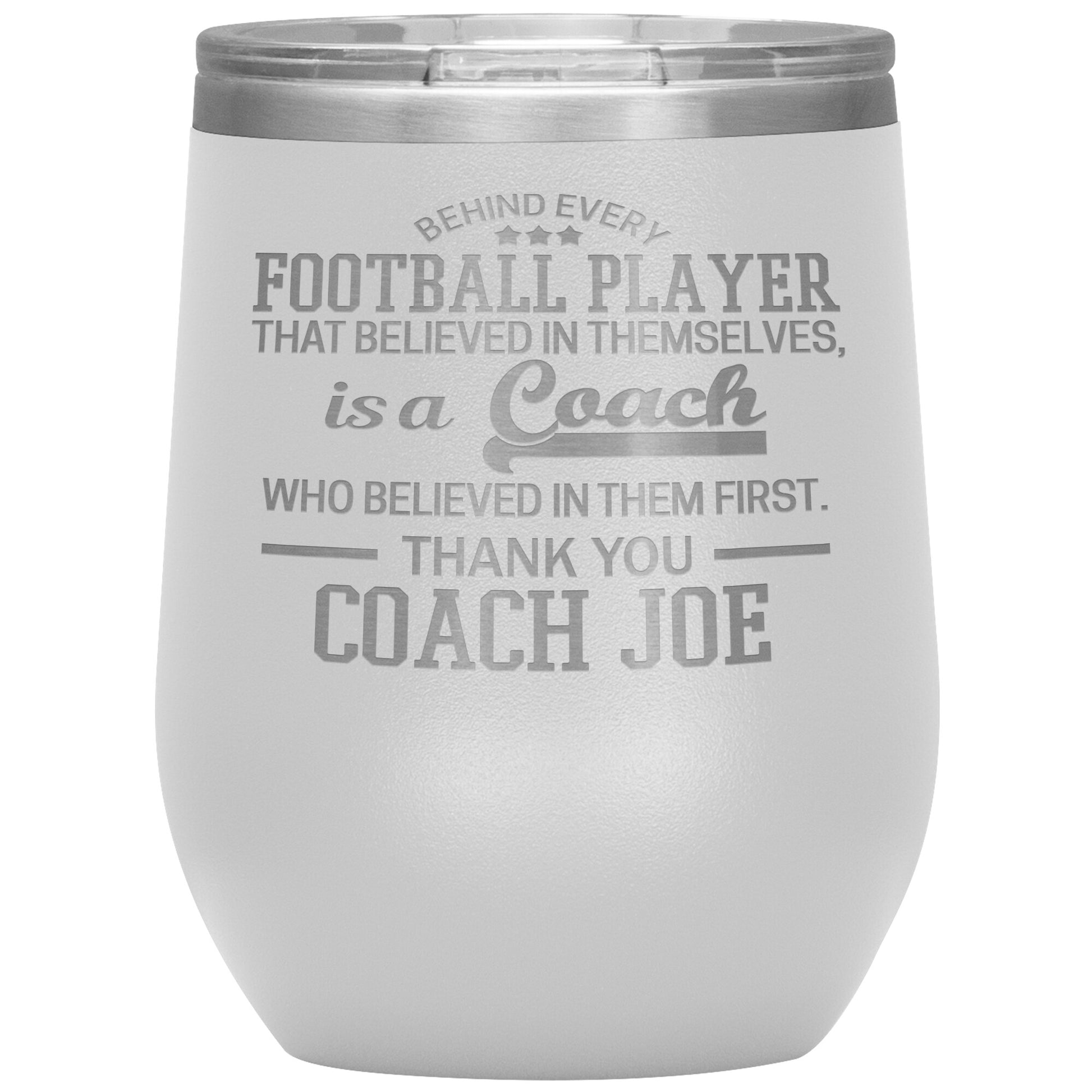 Behind Every Sports Coach Football Tumbler