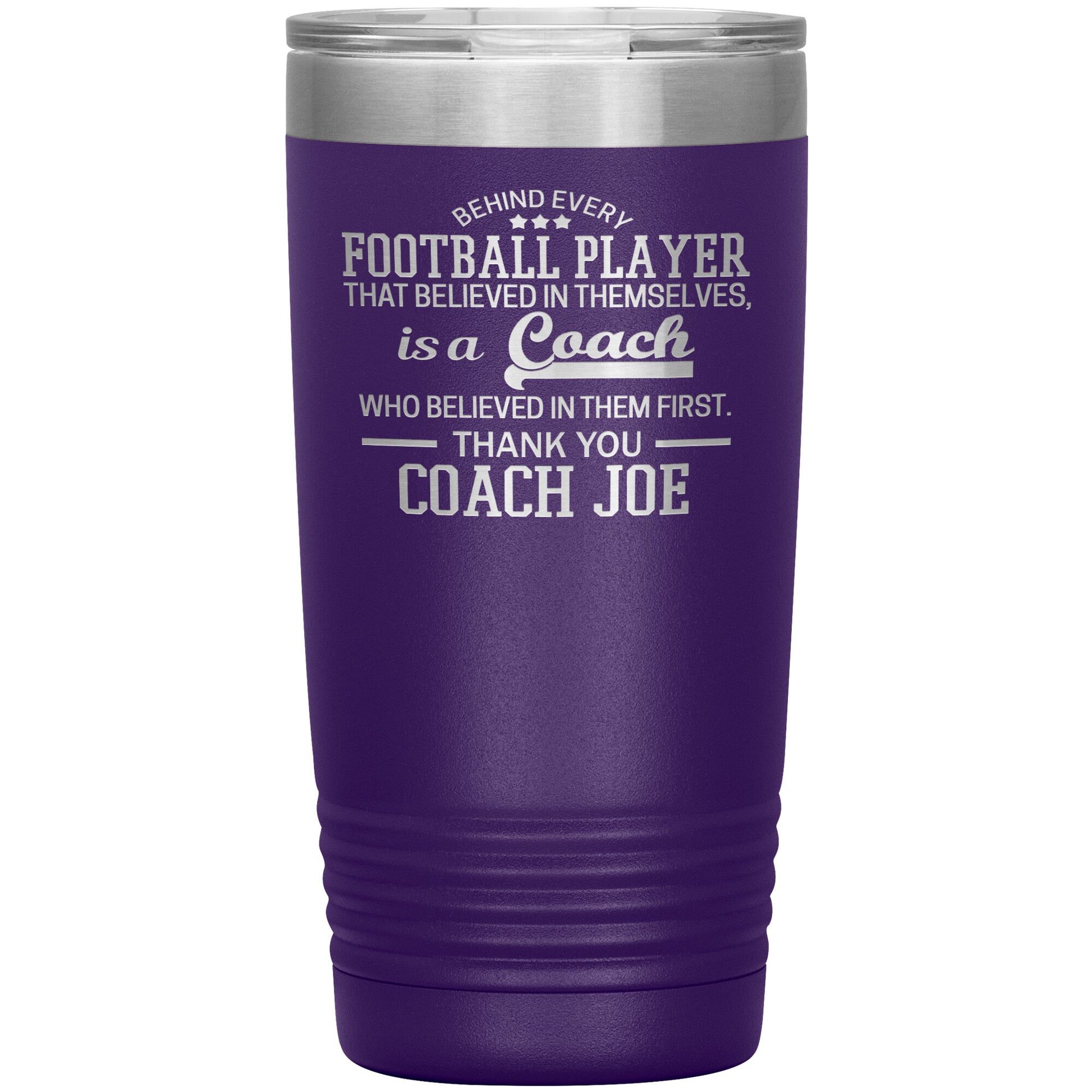 Behind Every Sports Coach Football Tumbler