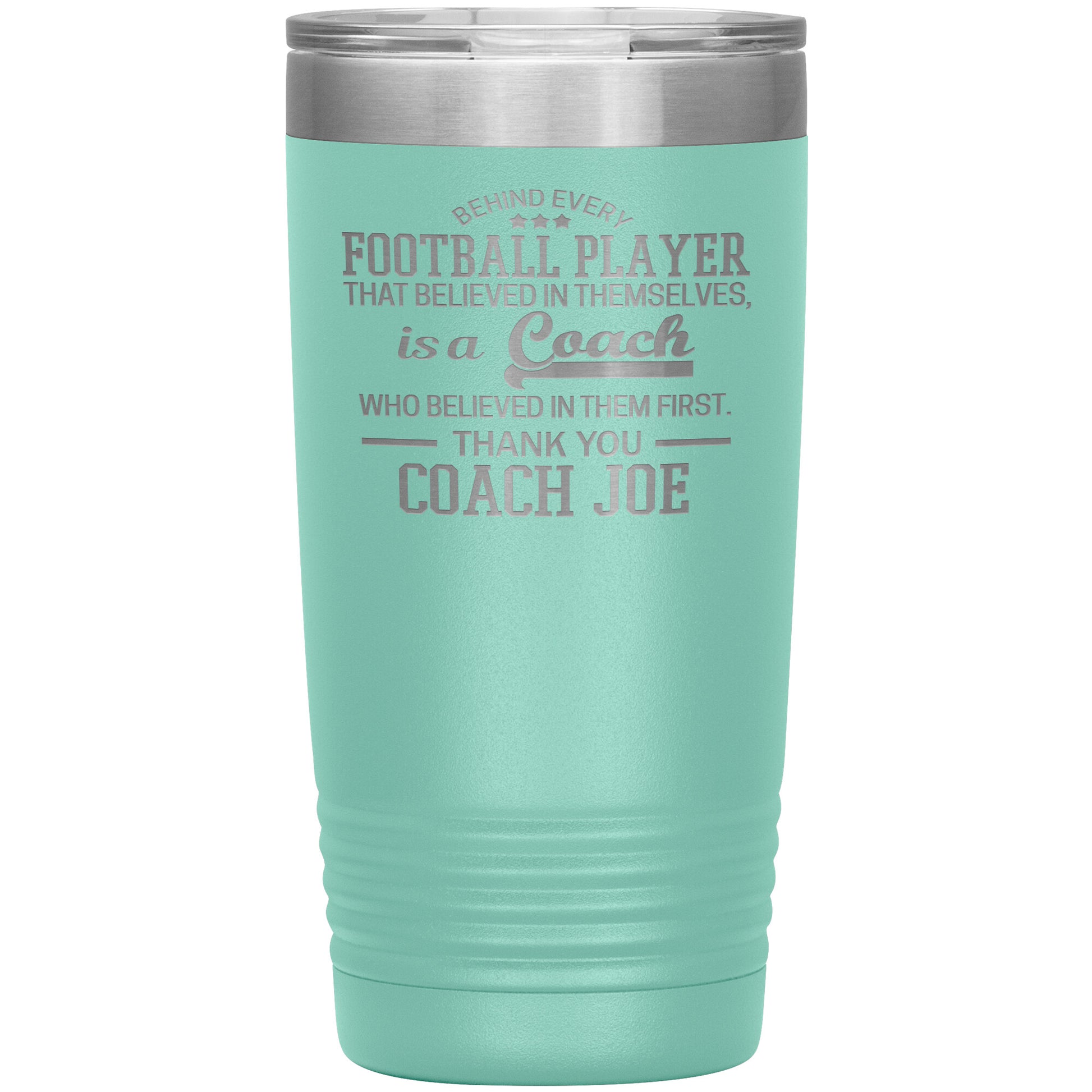 Behind Every Sports Coach Football Tumbler