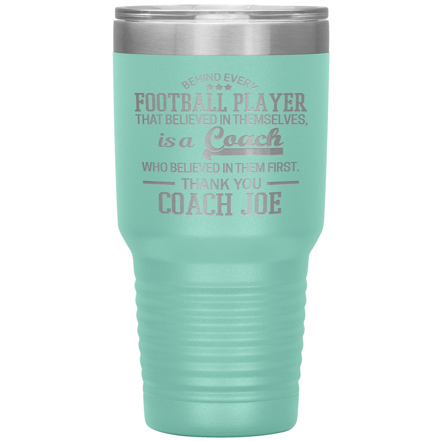 Behind Every Sports Coach Football Tumbler