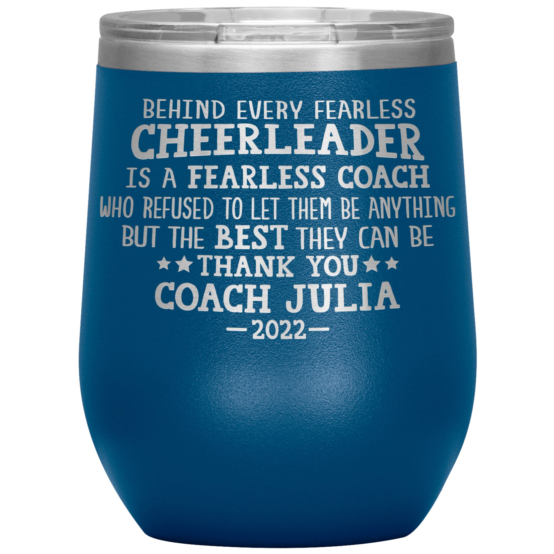 Behind Every Fearless Coach Cheerleader Tumbler