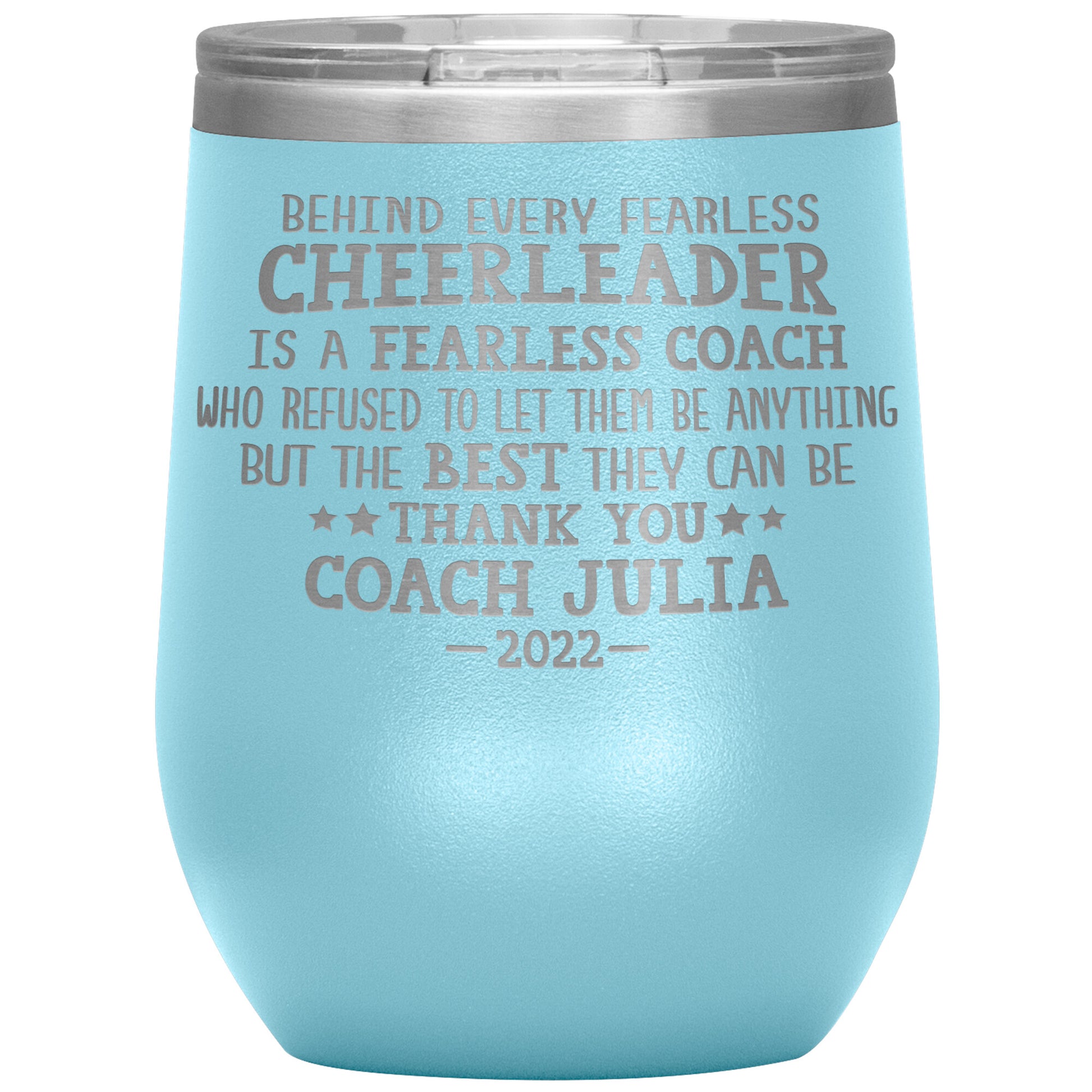 Behind Every Fearless Coach Cheerleader Tumbler