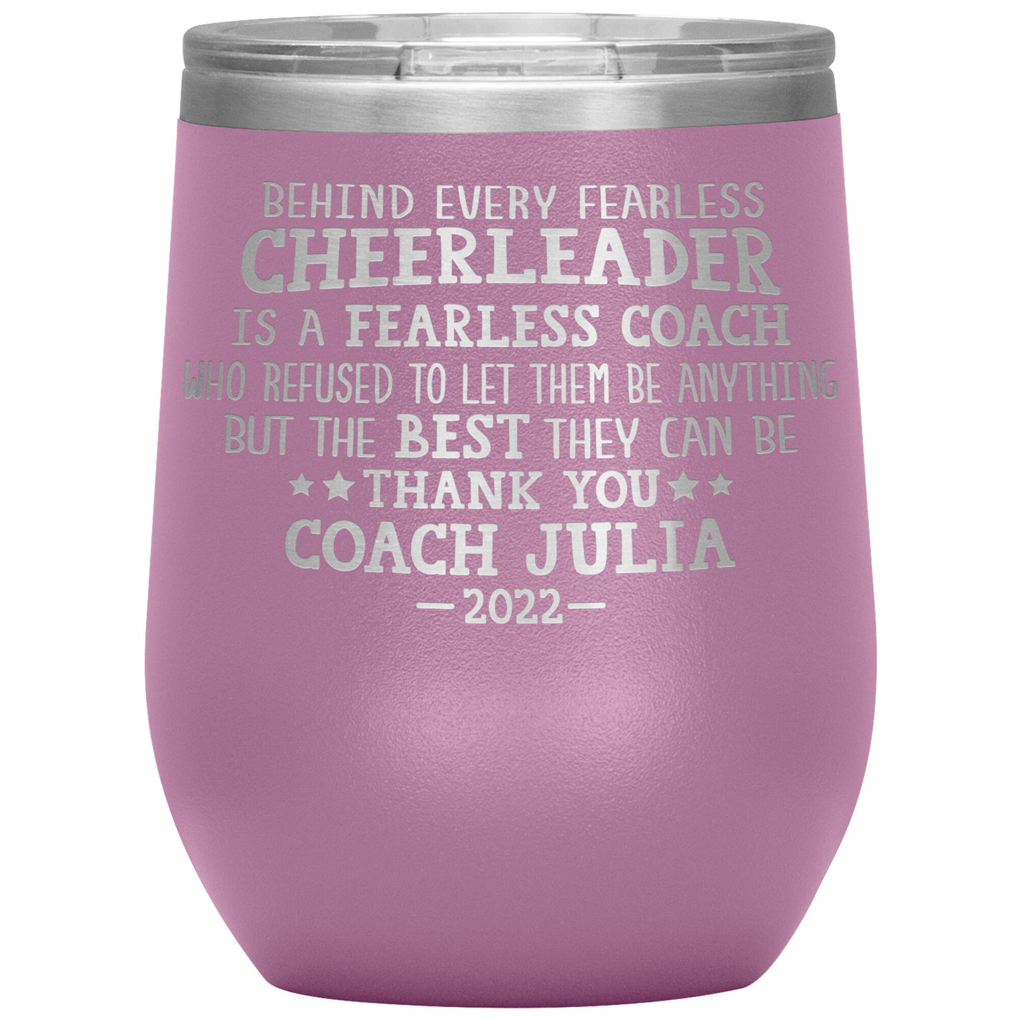 Behind Every Fearless Coach Cheerleader Tumbler
