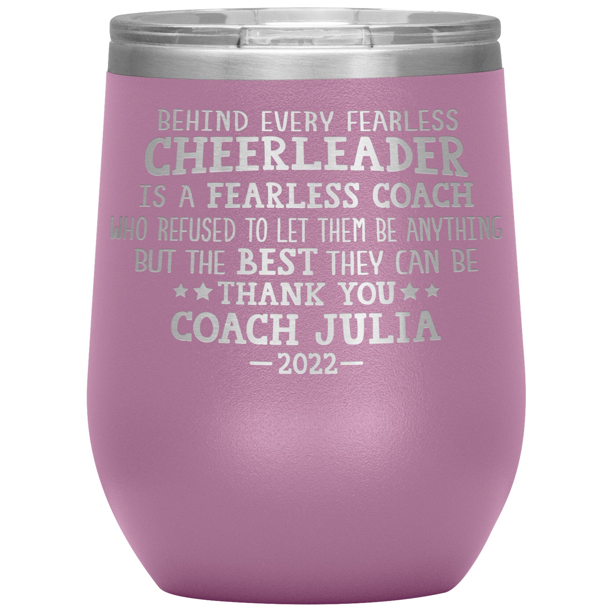Behind Every Fearless Coach Cheerleader Tumbler