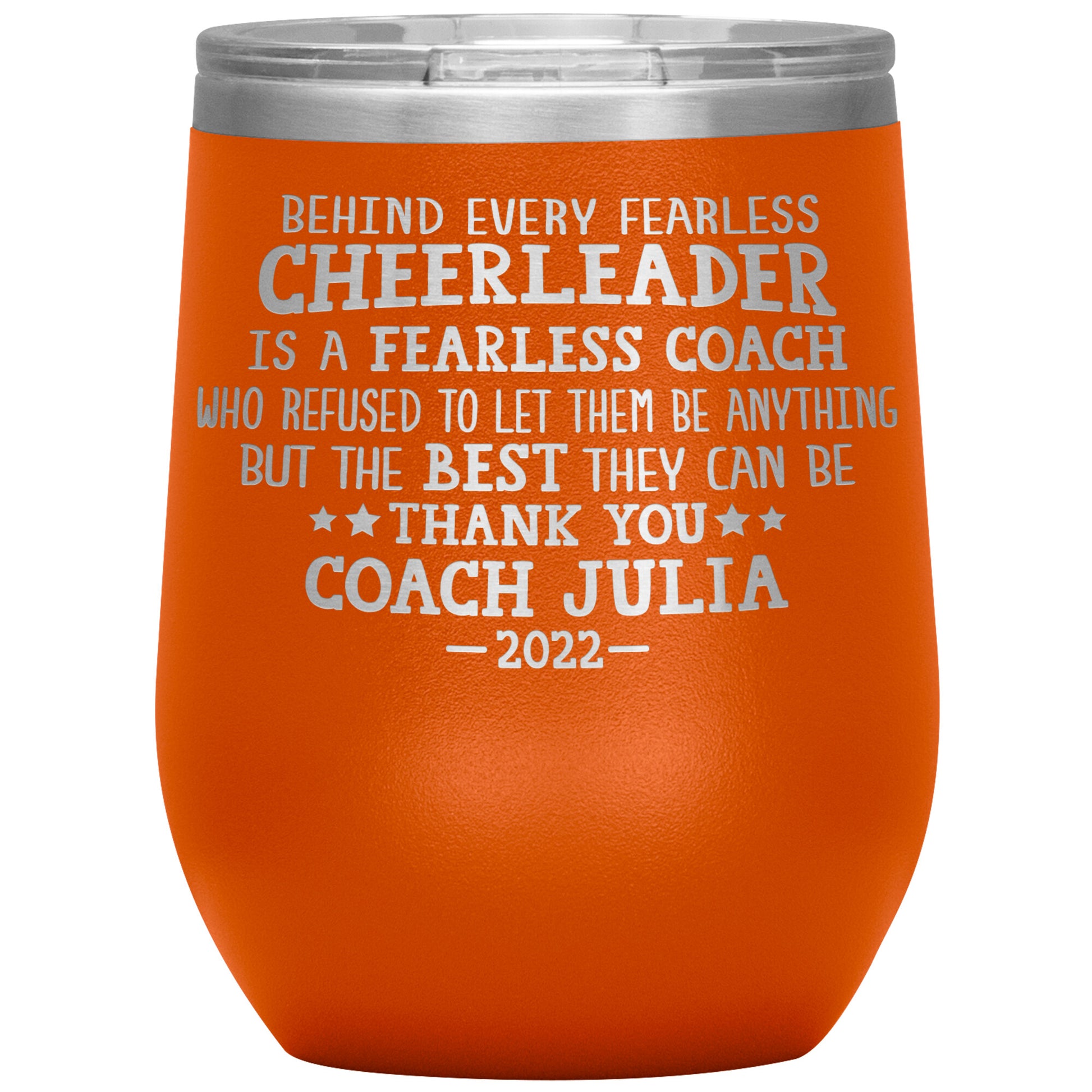 Behind Every Fearless Coach Cheerleader Tumbler