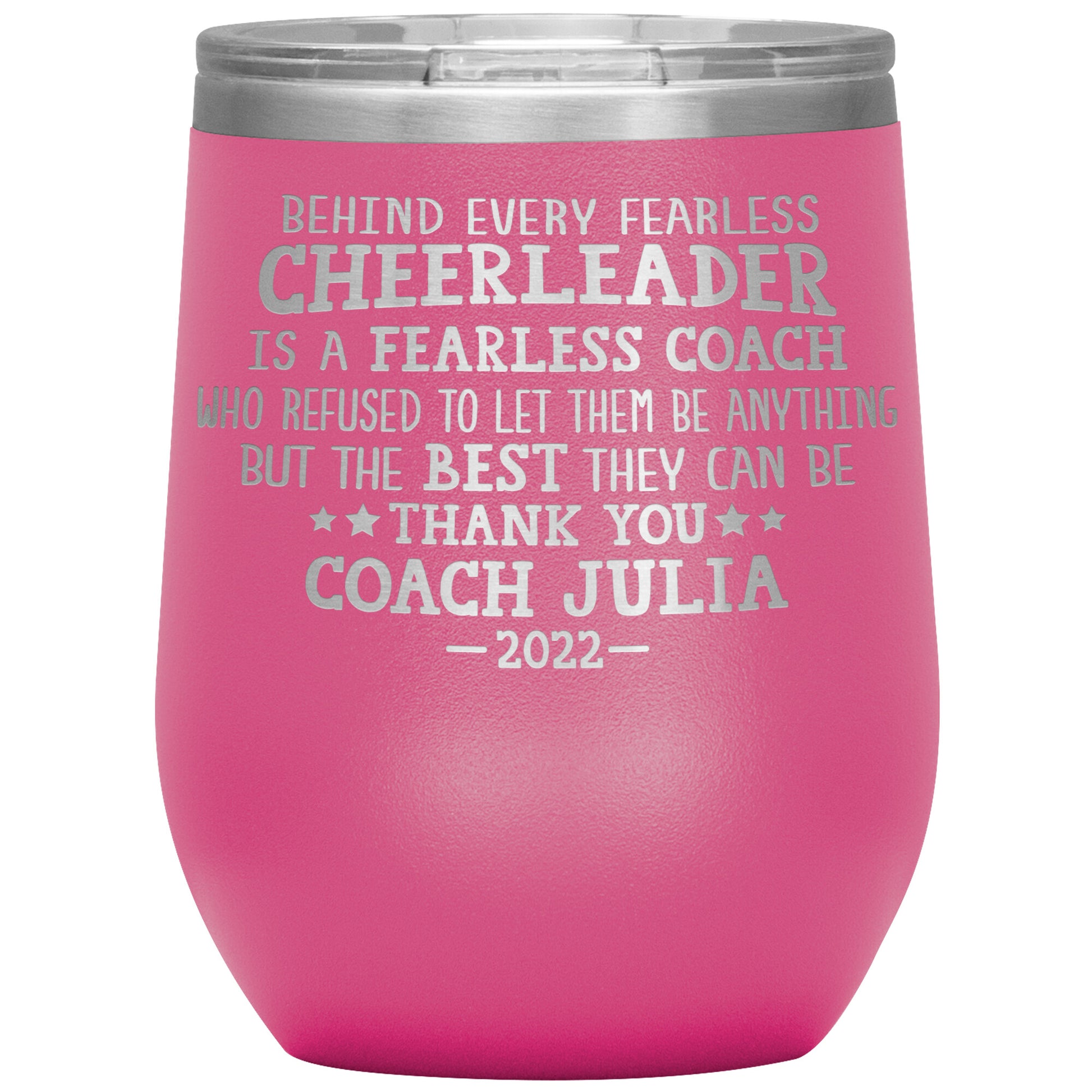 Behind Every Fearless Coach Cheerleader Tumbler
