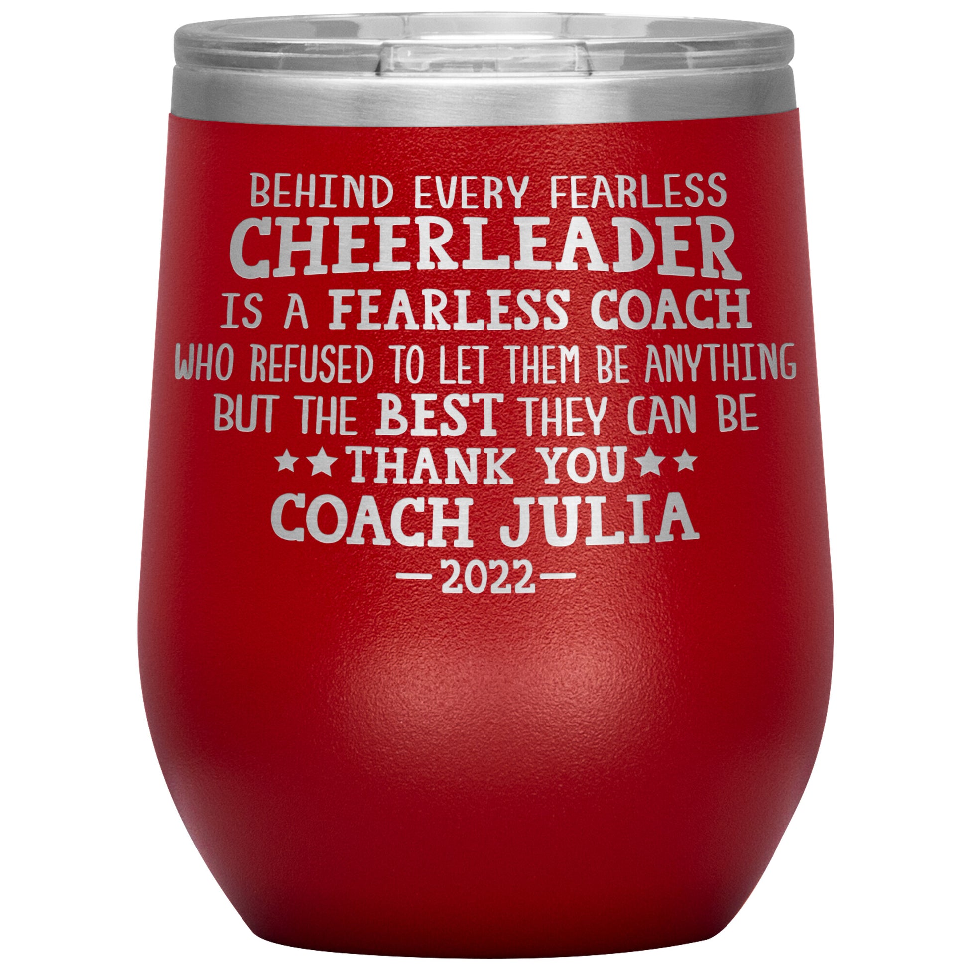 Behind Every Fearless Coach Cheerleader Tumbler