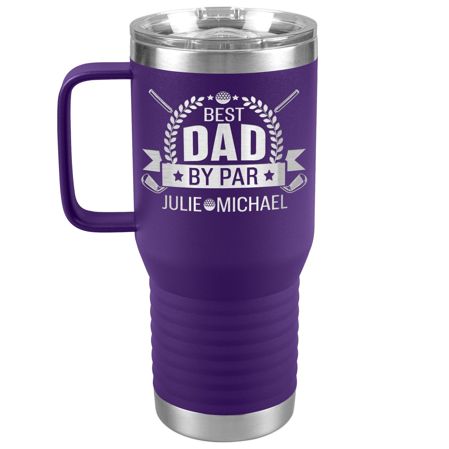 Best Dad by Par Golf Tumbler