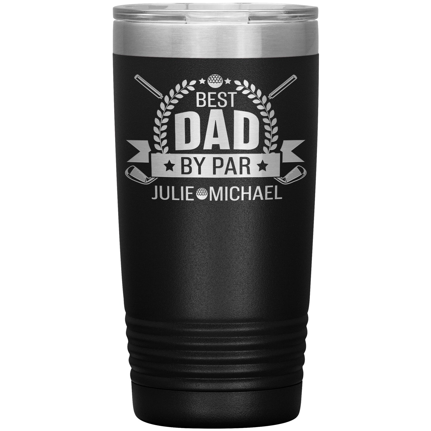 Best Dad by Par Golf Tumbler