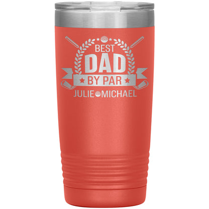 Best Dad by Par Golf Tumbler