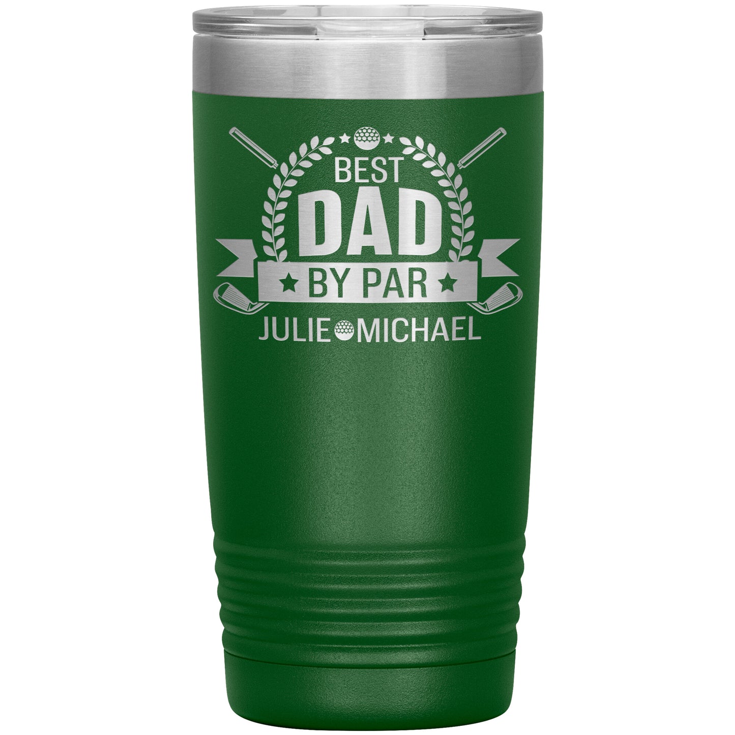 Best Dad by Par Golf Tumbler