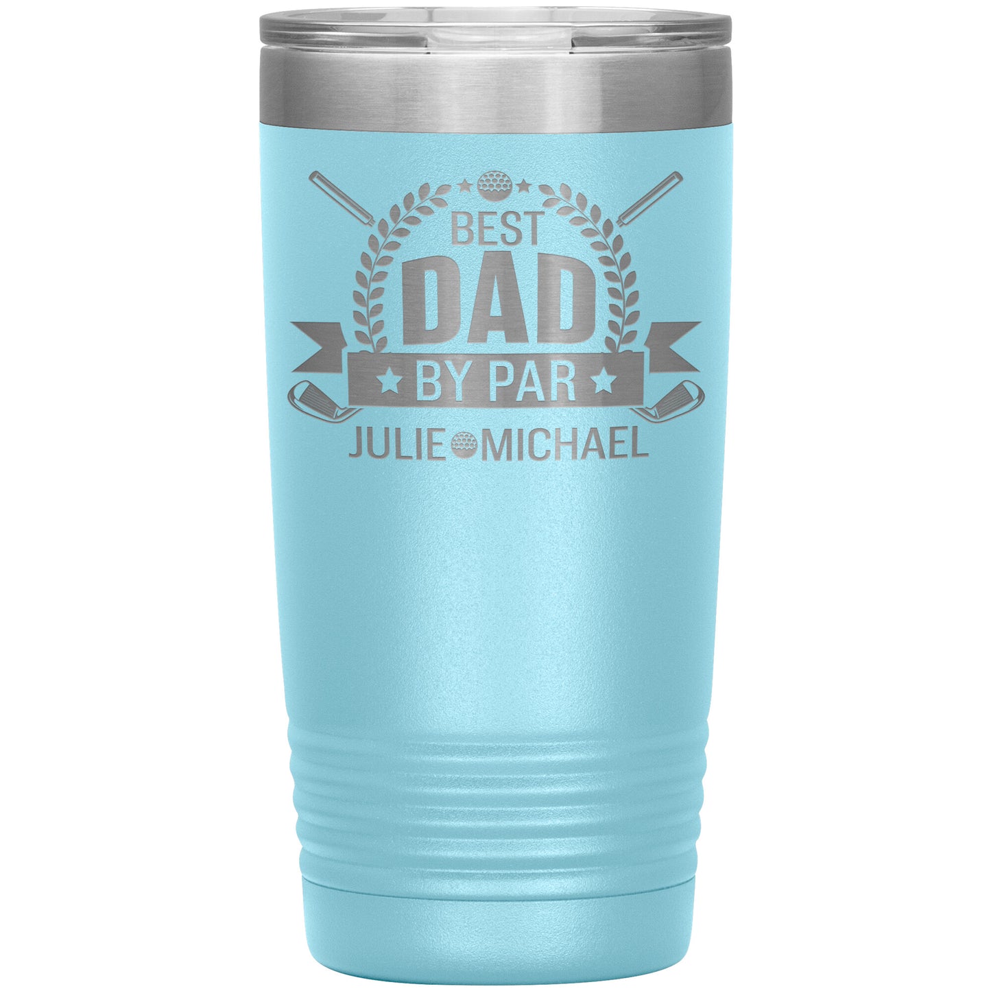 Best Dad by Par Golf Tumbler