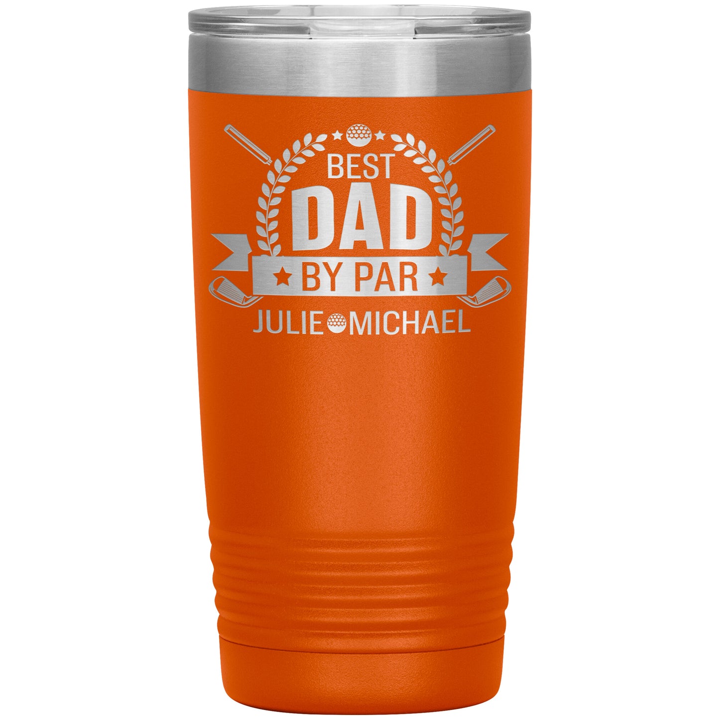 Best Dad by Par Golf Tumbler