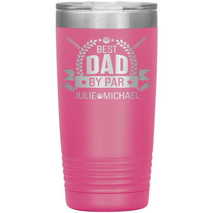 Best Dad by Par Golf Tumbler