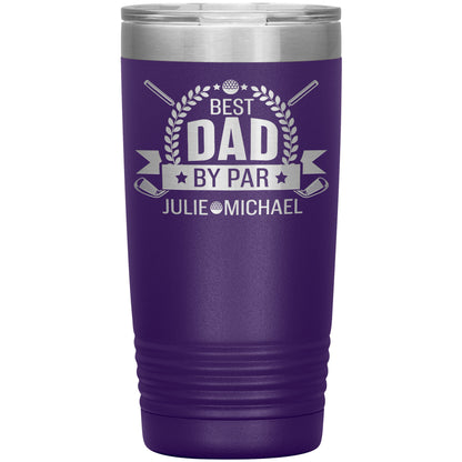 Best Dad by Par Golf Tumbler