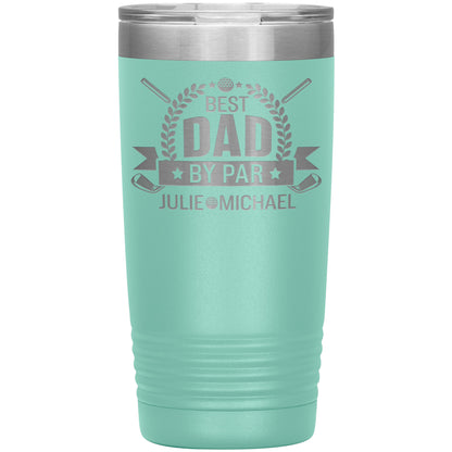 Best Dad by Par Golf Tumbler