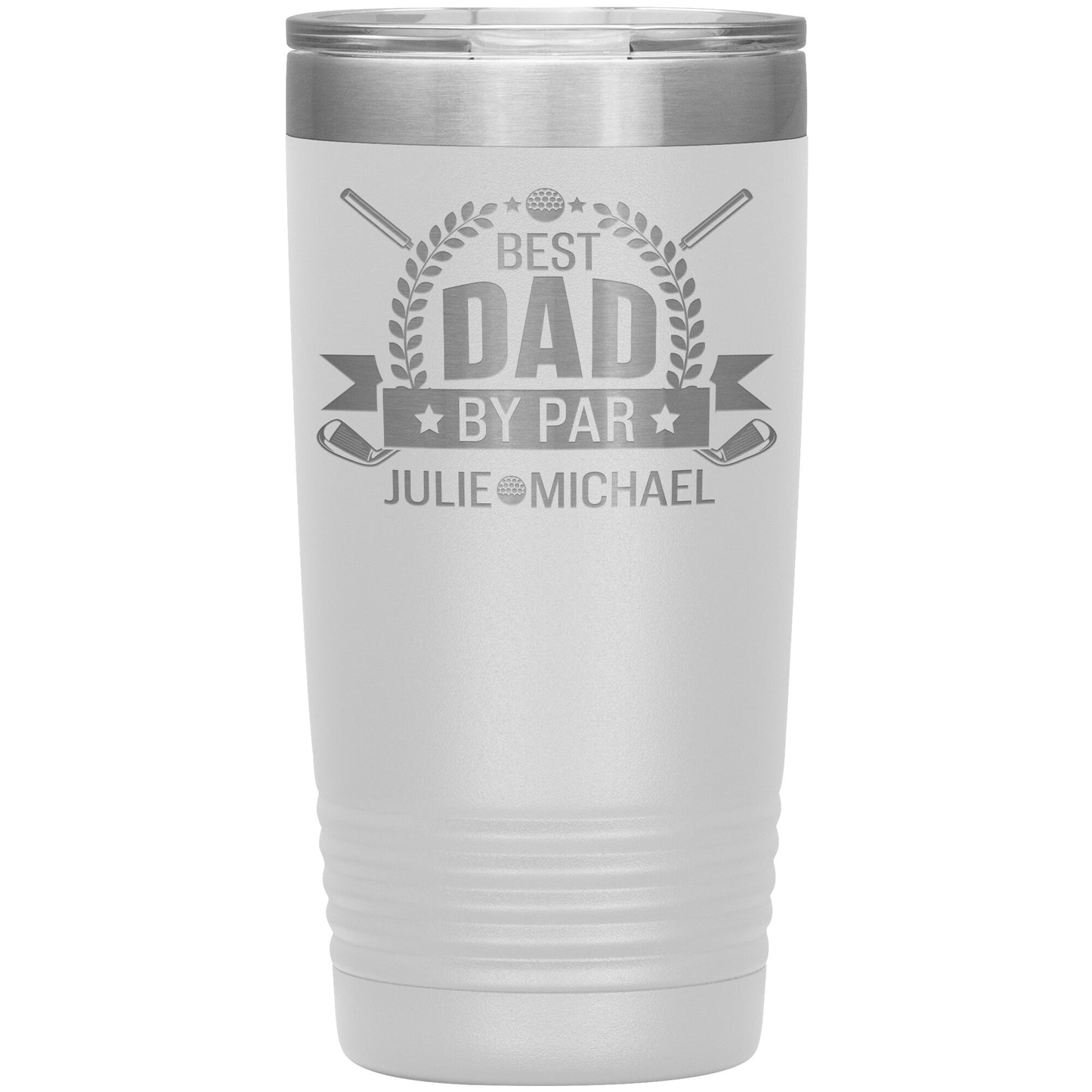 Best Dad by Par Golf Tumbler