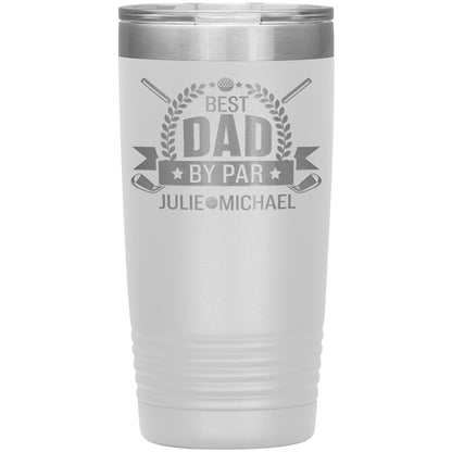 Best Dad by Par Golf Tumbler