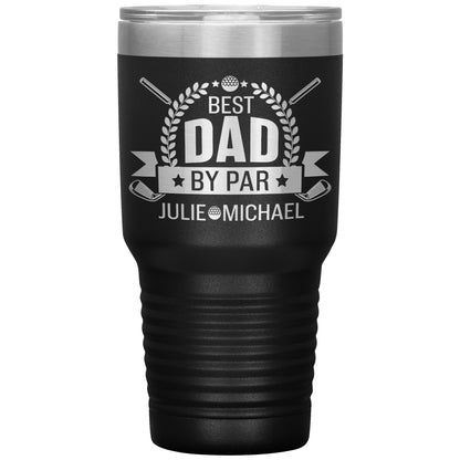 Best Dad by Par Golf Tumbler