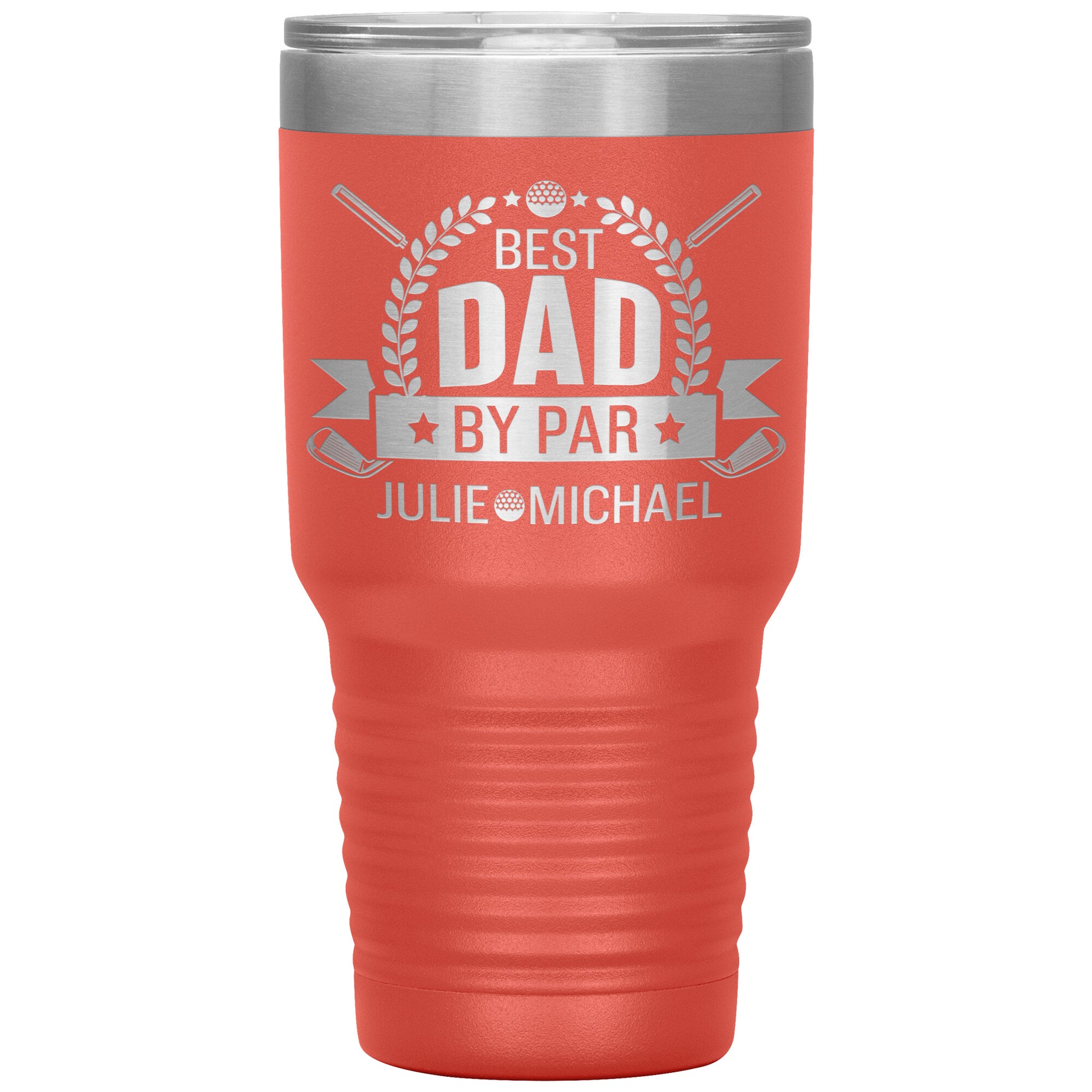 Best Dad by Par Golf Tumbler