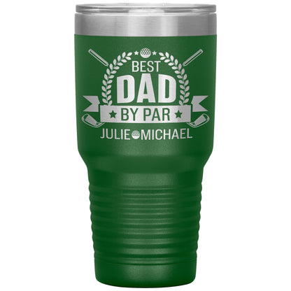 Best Dad by Par Golf Tumbler
