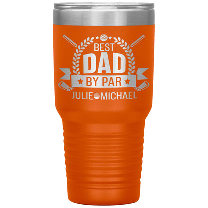 Best Dad by Par Golf Tumbler