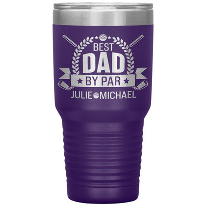 Best Dad by Par Golf Tumbler