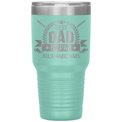 Best Dad by Par Golf Tumbler