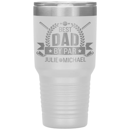 Best Dad by Par Golf Tumbler