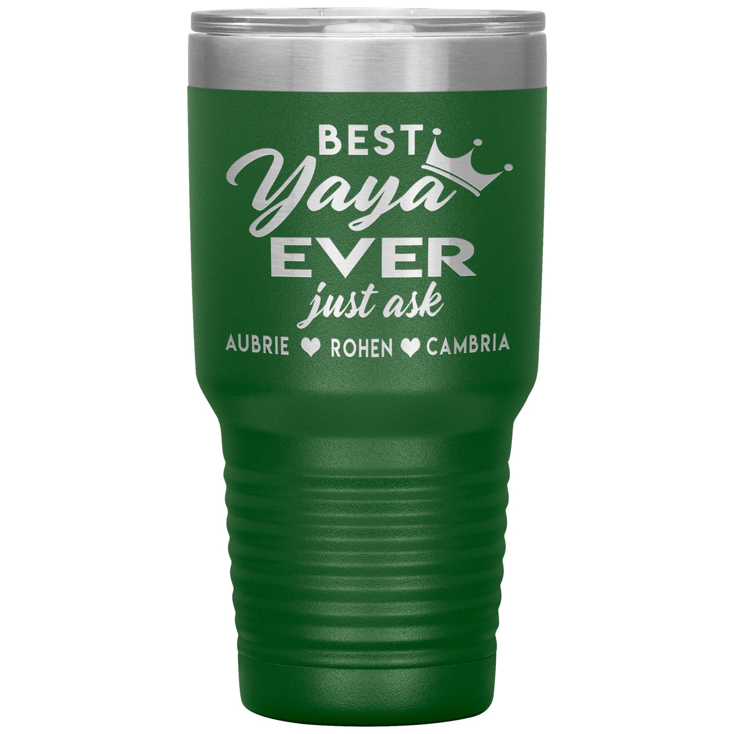 Best Yaya Ever Tumbler