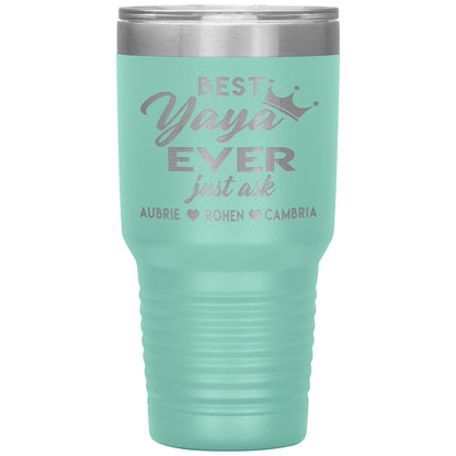 Best Yaya Ever Tumbler
