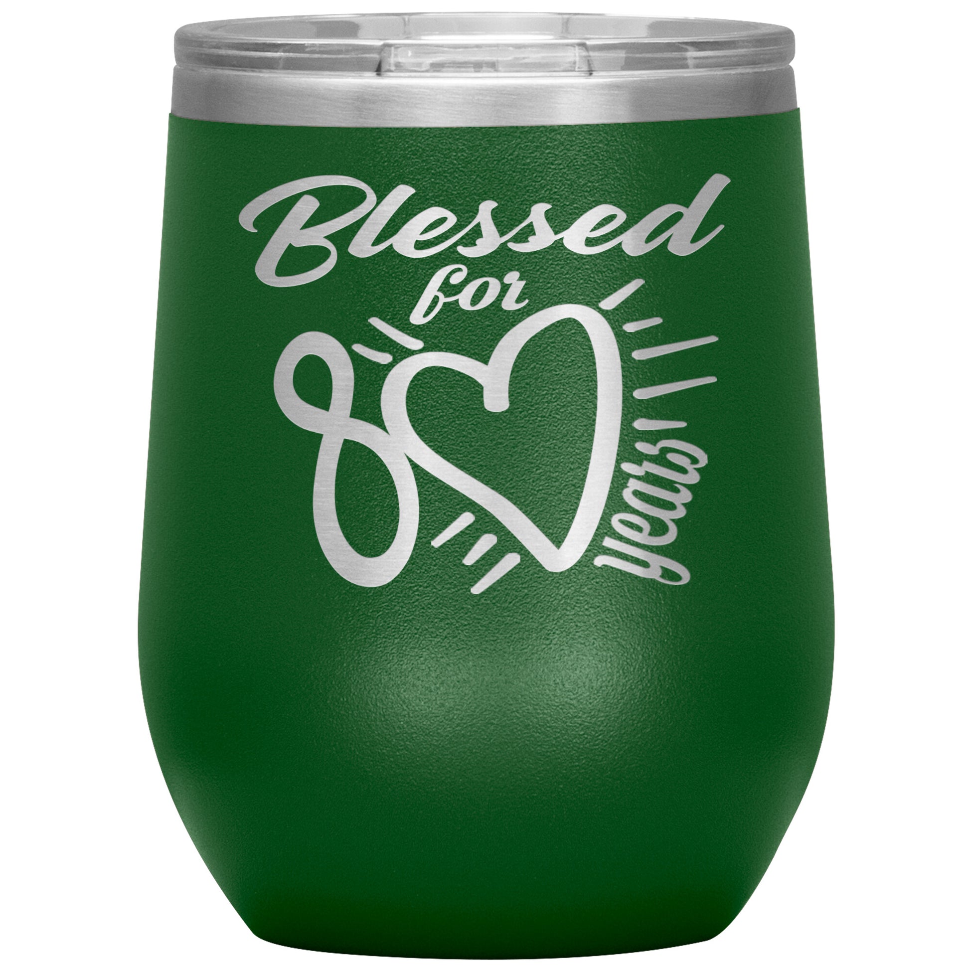 Blessed for 80 Years Tumbler