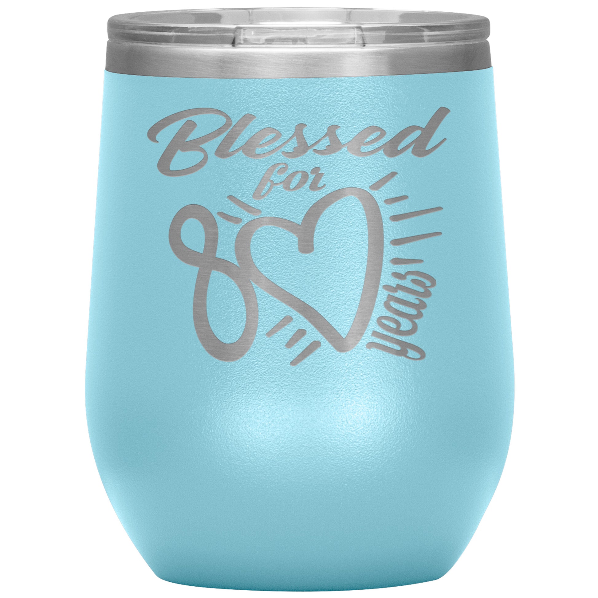 Blessed for 80 Years Tumbler