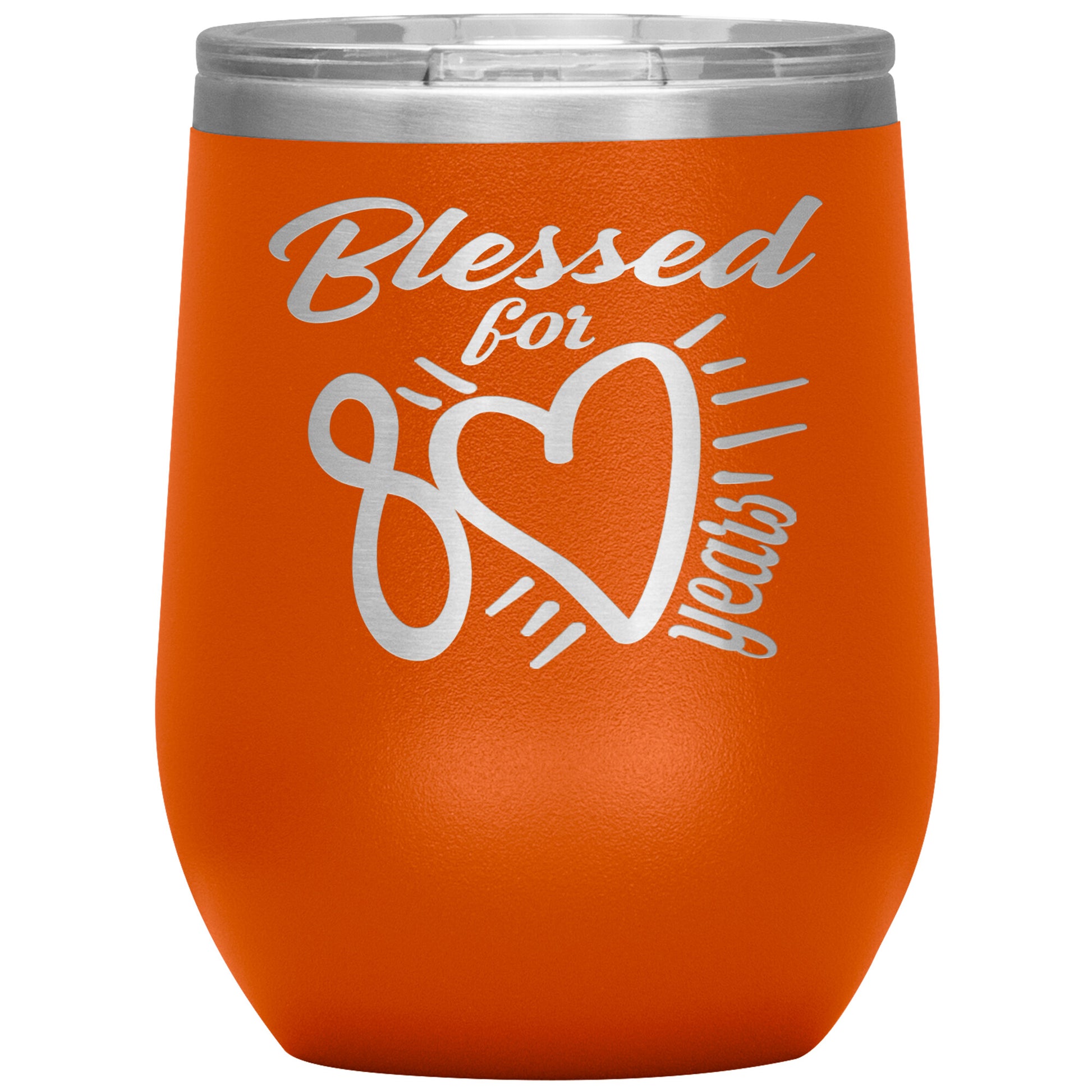 Blessed for 80 Years Tumbler