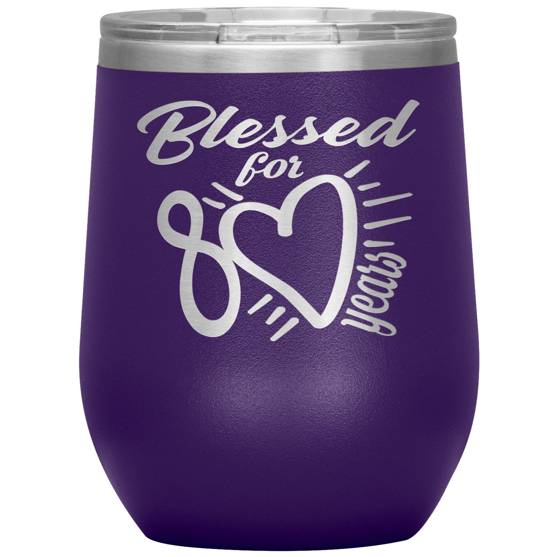 Blessed for 80 Years Tumbler