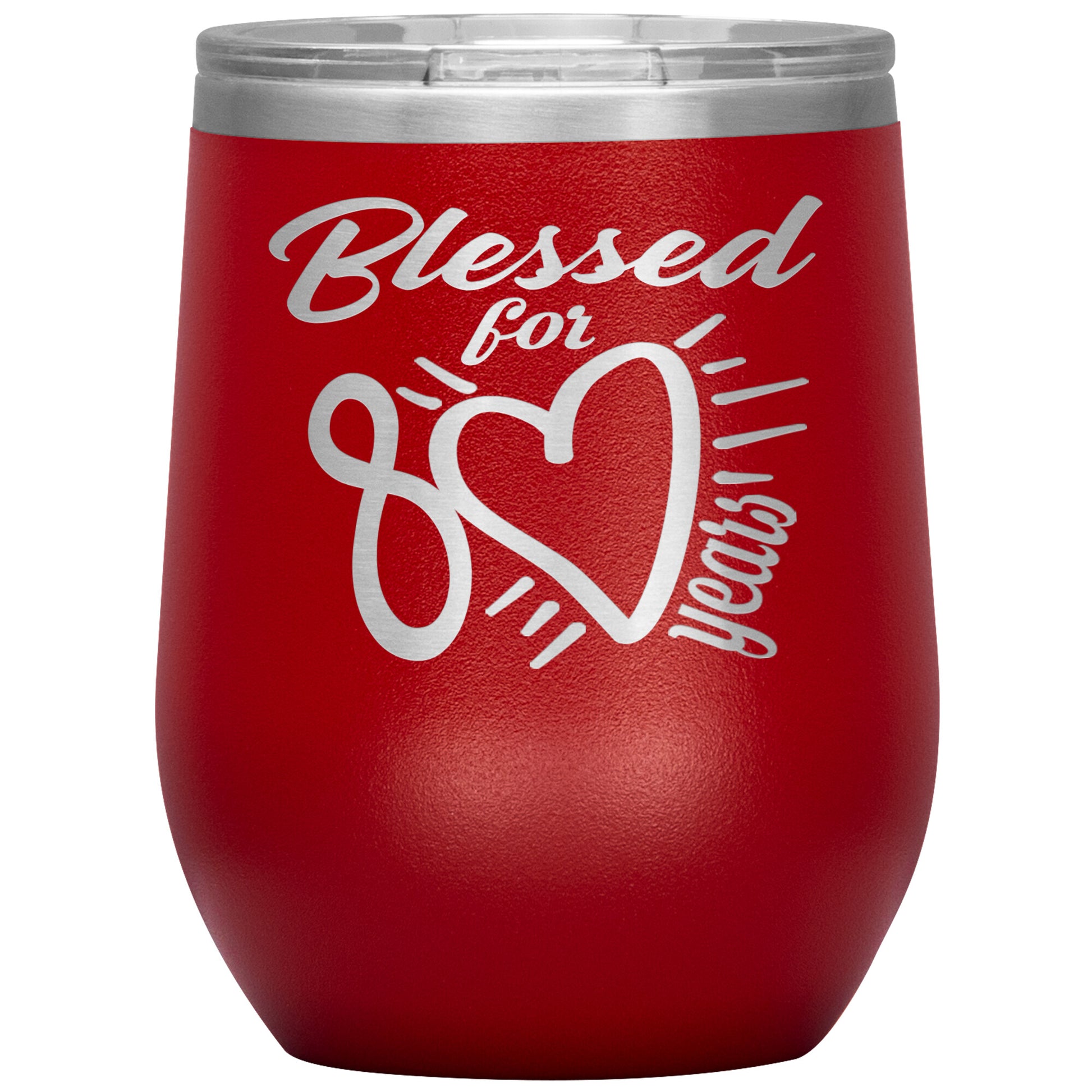 Blessed for 80 Years Tumbler