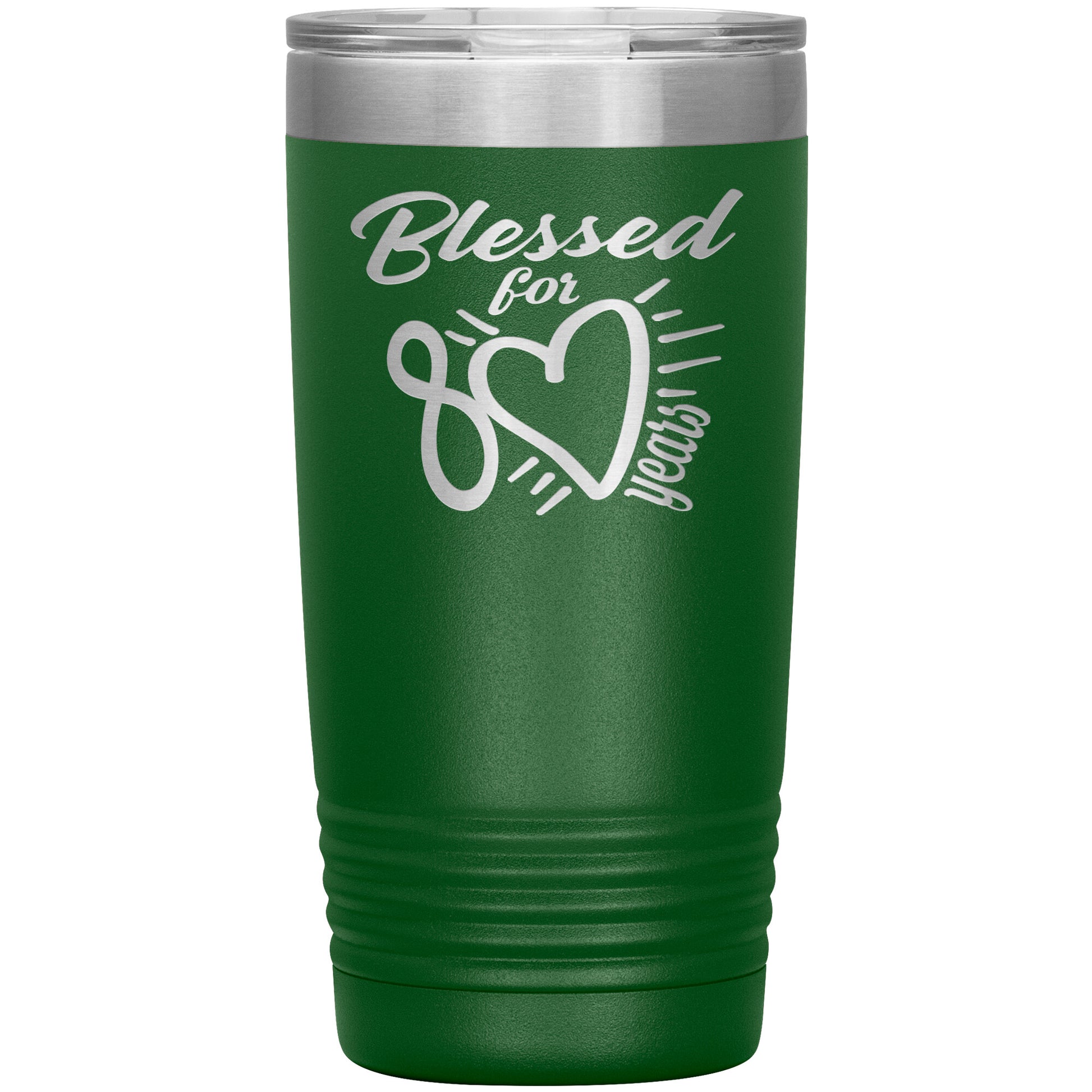 Blessed for 80 Years Tumbler